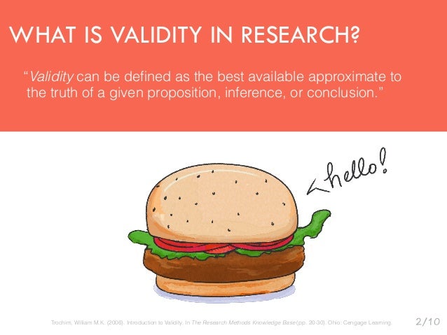 Validity in research