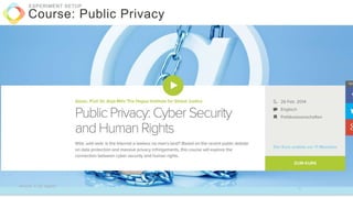 Course: Public Privacy
EXPERIMENT SETUP
Source: 11 pt, regular
32
 