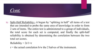 Validity & reliability | PDF