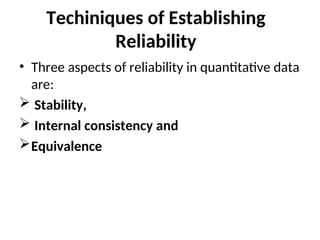 Research Instrument Validity & reliability.ppt