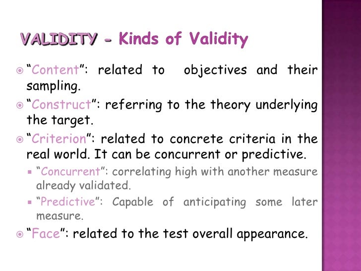 what is predictive validity in research