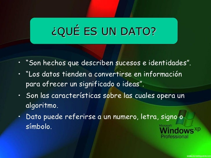 datos e informacion