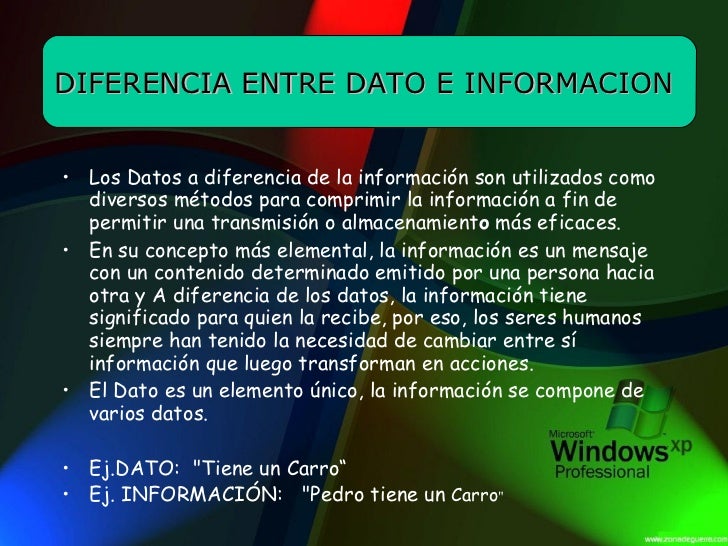datos e informacion
