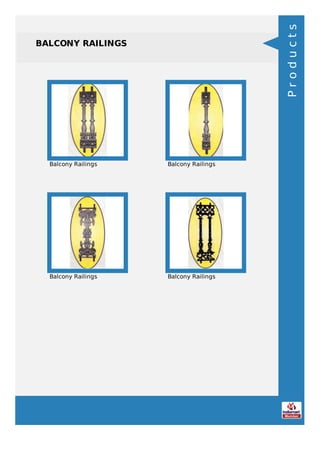 BALCONY RAILINGS
Balcony Railings Balcony Railings
Balcony Railings Balcony Railings
Products
 