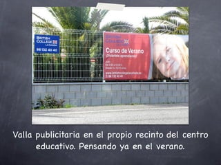 Vallas publicitarias colegios Valencia
