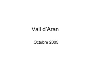 Vall d’Aran

Octubre 2005
 