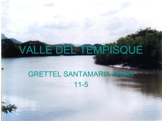 VALLE DEL TEMPISQUE

 GRETTEL SANTAMARIA ARIAS
           11-5
 