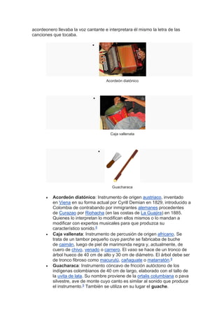 Vallenatos | PDF