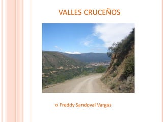VALLES CRUCEÑOS Freddy Sandoval Vargas 