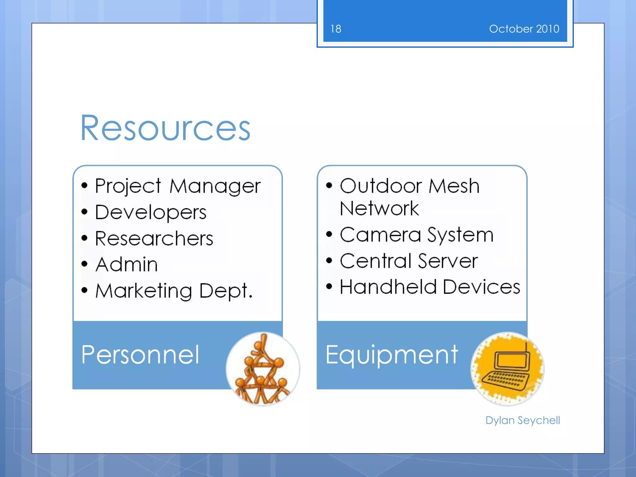 Resources October  2010 Dylan Seychell 