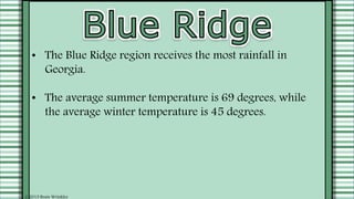 Appalachian Plateau, Blue Ridge, and Valley & Ridge | PPTX