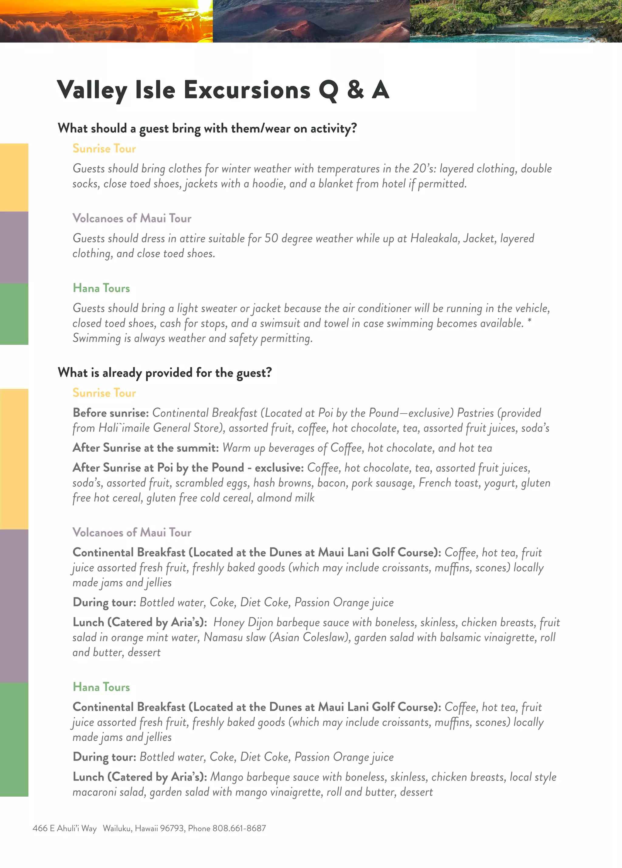 Questions And Answers About Valley Isle Excursions Tours | PDF