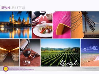 GLOBALIZACIÓN DE VINOS, S.L.
AXIAL VINOS SPAIN | EUROPE | AXIAL WINES USA
lifestyle
SPAIN LIFE STYLE
© Axial Globalización de Vinos
 