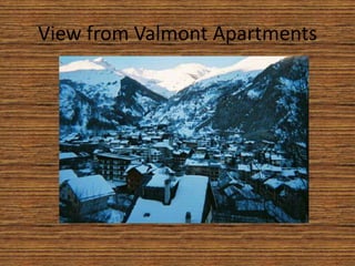 View from Valmont Apartments