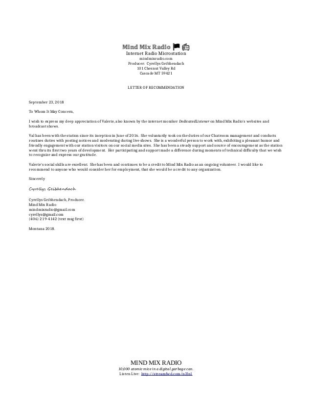 Letter Of Recommendation For Volunteer from image.slidesharecdn.com