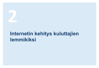 2Internetin kehitys kuluttajien lemmikiksi