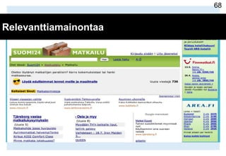 68Relevanttiamainontaa