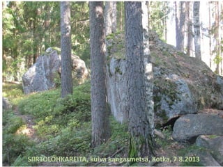 SIIRTOLOHKAREITA, kuiva kangasmetsä, Kotka, 7.8.2013
 
