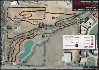 Valmont Bike Park Cyclocross Course Map