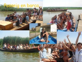 Passeig en barca... 
