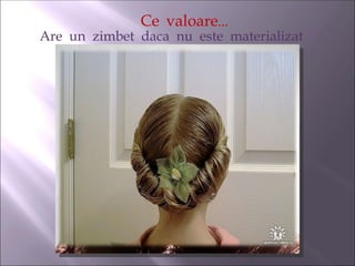 Ce valoare...
Are un zimbet daca nu este materializat ?
 