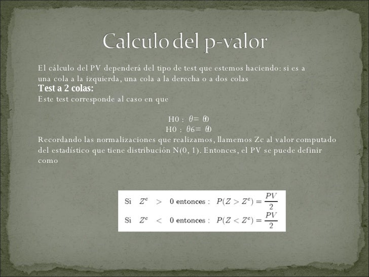 Valor P Valor P
