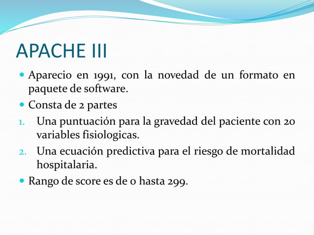 Valoración apache | PPTX