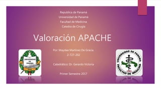 Valoración APACHE | PPTX