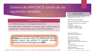Valoración APACHE | PPTX
