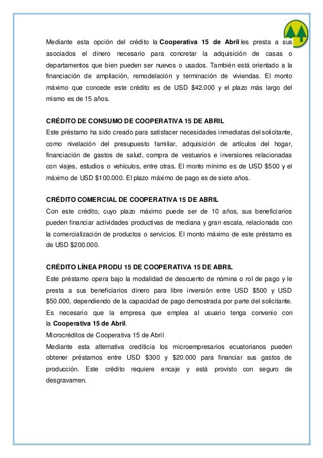 Valoracion De Empresa Privada Coop 15 De Abril De La Ciudad De Porto