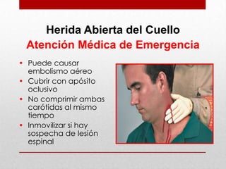 Colocar en posición cómoda (si no hay sospecha de lesión espinal)EspiraciónInspiraciónMecanismo de Válvula