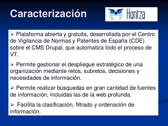 Valoración de plataformas web para la vigilancia tecnológica