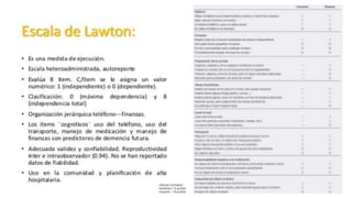 VALORACIÓN GERIÁTRICA INTEGRAL - ESSALUD