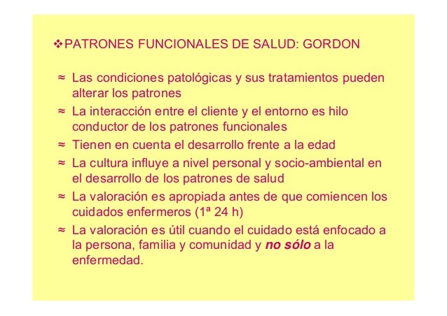 Valoracion por patrones funcionales en ppt