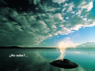 ¿No sabe?...
 