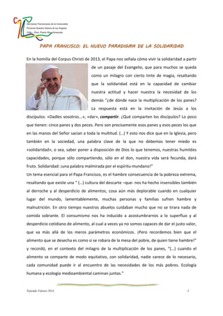 Valor de la solidaridad | PDF