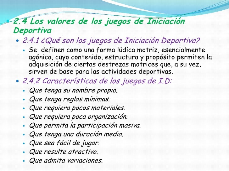 Valores en el deporte