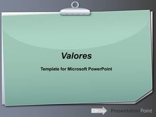 Valores
Template for Microsoft PowerPoint




                         Ihr Logo
 