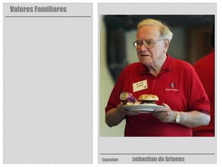 Valores Familiares Expositor   sebastian de briones 