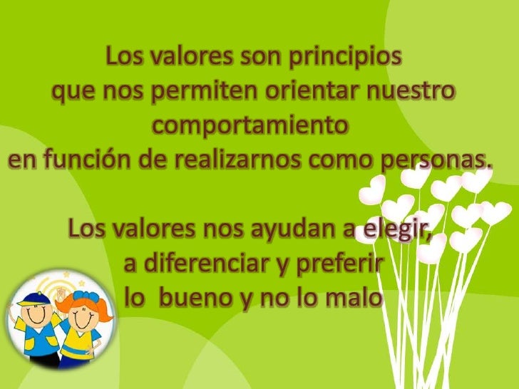 Valores Comunidad