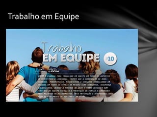 Trabalho em Equipe