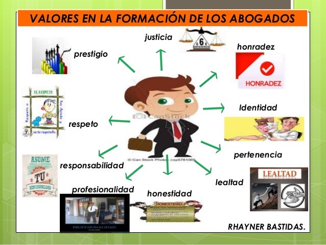Resultado de imagen para abogados con valores