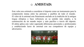 Valores de los juegos olímpicos | PPTX
