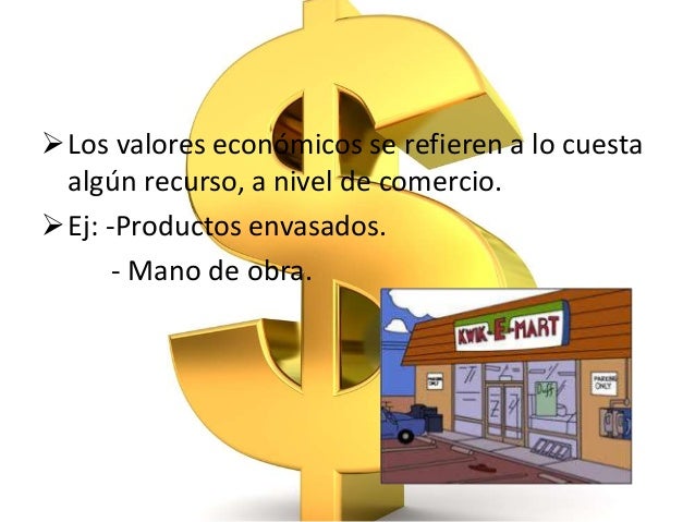 Valores económicos