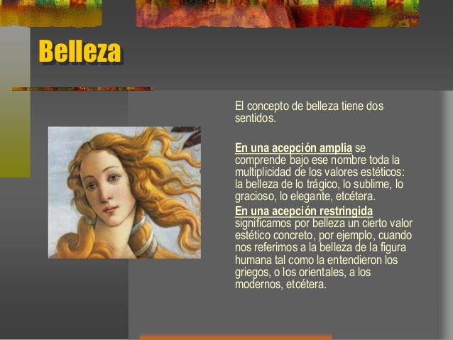 Valores estéticos