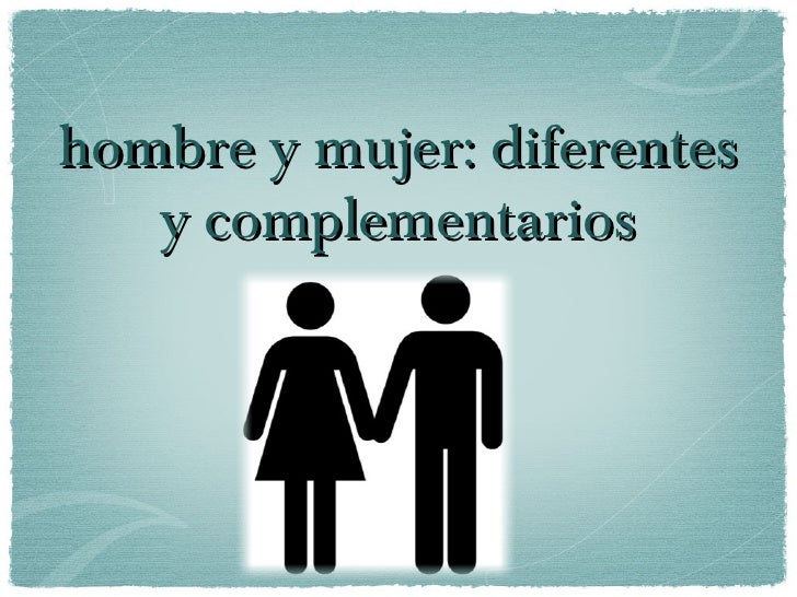 Crees Que La Mujer Es El Complemento Del Hombre