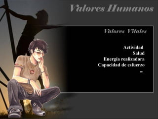 Actividad
Salud
Energía realizadora
Capacidad de esfuerzo
...
 