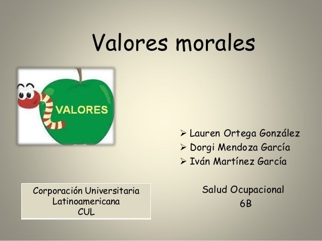 Valores Morales
