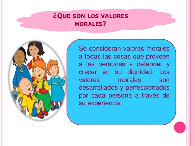 Valores morales 2