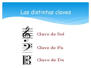 Las distintas claves
 